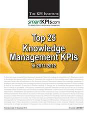 Top 25 Knowledge Management Kpis of 2011-2012