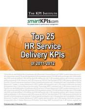 Top 25 HR Service Delivery Kpis of 2011-2012