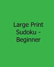 Large Print Sudoku - Beginner