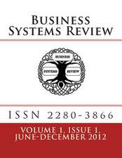 Business Systems Review - ISSN 2280-3866