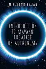 Introduction to Mayans' Treatise on Astronomy