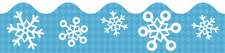 Snowflakes Scalloped Borders