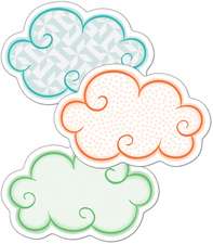 Up and Away Clouds Mini Cut-Outs