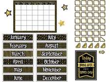 Sparkle + Shine Calendar Bulletin Board Set