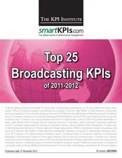 Top 25 Broadcasting Kpis of 2011-2012: Chinese Edition