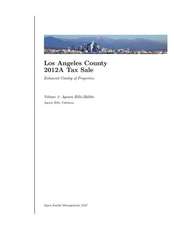 Los Angeles County 2012a Tax Sale