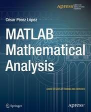 MATLAB Mathematical Analysis