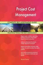 Project Cost Management Complete Self-Assessment Guide