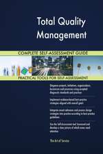 Total Quality Management Complete Self-Assessment Guide