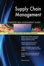 Supply Chain Management Complete Self-Assessment Guide