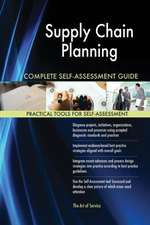 Supply Chain Planning Complete Self-Assessment Guide