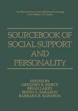 Sourcebook of Social Support and Personality