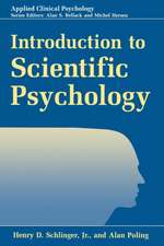 Introduction to Scientific Psychology