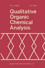 Qualitative Organic Chemical Analysis