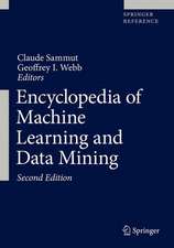 Encyclopedia of Machine Learning and Data Mining