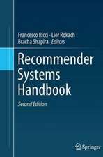 Recommender Systems Handbook