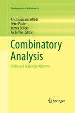 Combinatory Analysis: Dedicated to George Andrews