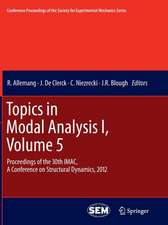 Topics in Modal Analysis I, Volume 5: Proceedings of the 30th IMAC, A Conference on Structural Dynamics, 2012