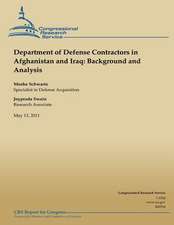 Department of Defense Contractors in Afghanistan and Iraq