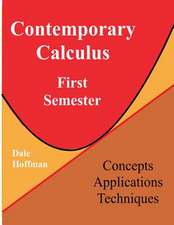 Contemporary Calculus First Semester