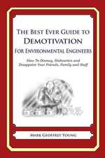 The Best Ever Guide to Demotivation for Environmental Engineers