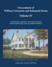 Descendants of William Cromartie and Ruhamah Doane