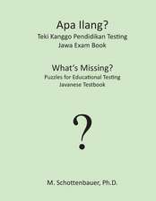 APA Ilang? Teki Kanggo Pendidikan Testing