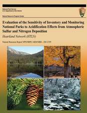 Evaluation of the Sensitivity of Inventory and Monitoring National Parks to Acidification Effects from Atmospheric Sulfur and Nitrogen Deposition Hear