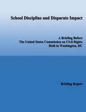 School Discipline and Disparate Impact