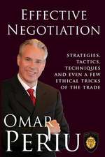 Effective Negotiation