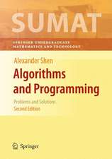 Algorithms and Programming: Problems and Solutions