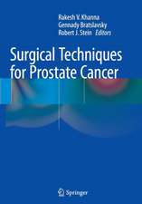 Surgical Techniques for Prostate Cancer