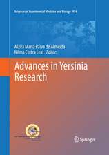 Advances in Yersinia Research