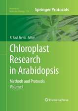 Chloroplast Research in Arabidopsis: Methods and Protocols, Volume I