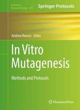 In Vitro Mutagenesis: Methods and Protocols