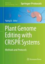 Plant Genome Editing with CRISPR Systems