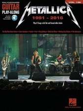 Metallica: 1991-2016 Guitar Play-Along Volume 196 Book/Online Audio