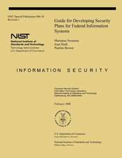 Guide for Developing Security Plans for Federal Information Systems