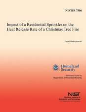 Impact of a Residential Sprinkler on the Heat Release Rate of a Christmas Tree Fire