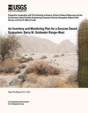 An Inventory and Monitoring Plan for a Sonoran Desert Ecosystem