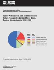 Water Withdrawals, Use, and Wastewater Return Flows in the Concord River Basin, Eastern Massachusetts, 1996?2000