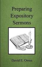 Preparing Expository Sermons