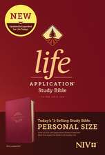 NIV Life Application Study Bible, Third Edition, Personal Size (Leatherlike, Berry)