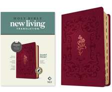 NLT Giant Print Bible, Filament Enabled (Leatherlike, Cranberry Flourish, Indexed, Red Letter)