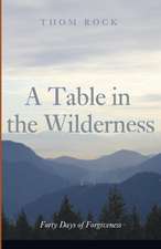 A Table in the Wilderness