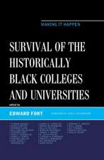 Survival of the Historically Black Colleges and Universities