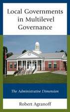 Local Governments in Multilevel Governance