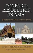 CONFLICT RESOLUTION IN ASIA MPB