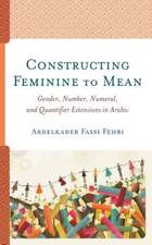 CONSTRUCTING FEMININE TO MEAN