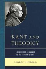 Huxford, G: Kant and Theodicy